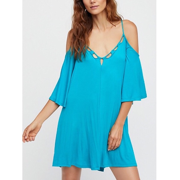 New Free People Beach Caroline Mini Dress Size:XS - Picture 3 of 5